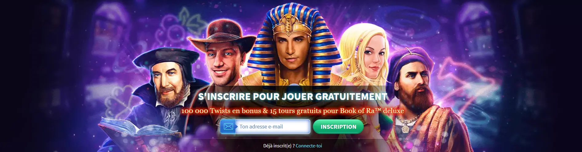 S'inscrife pour jouer gratiutement