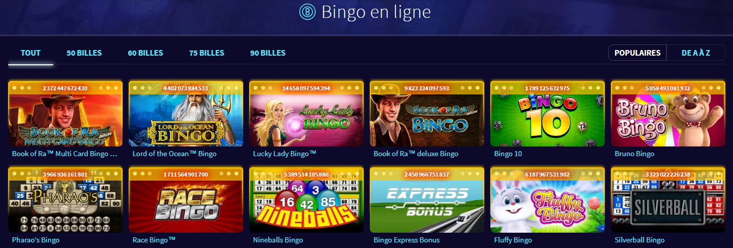 Bingo au Gametwist casino